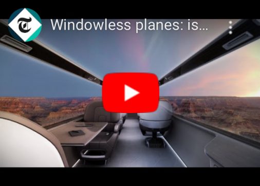 Avionët pa dritare do t’u japin pasagjerëve një pamje panoramike të qiellit (VIDEO)