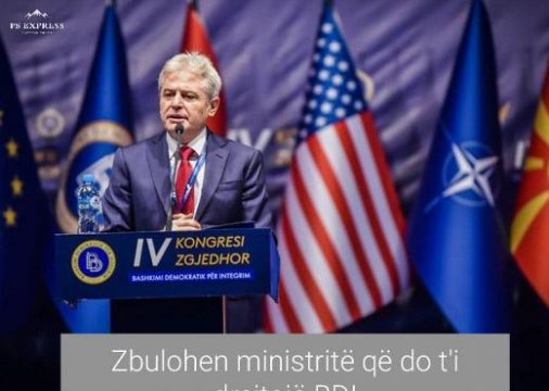 Zbulohen ministritë që do t’i drejtojë BDI