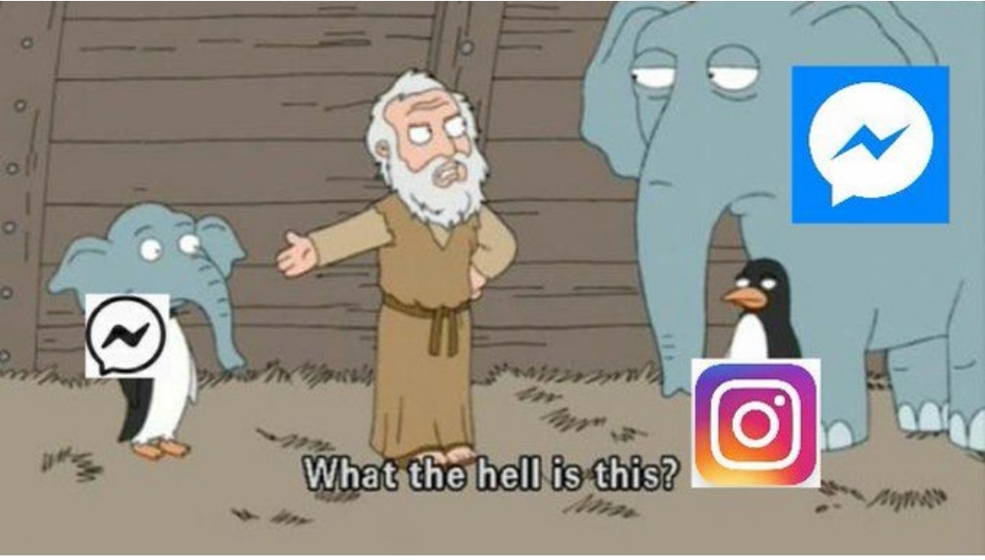 FOTO/ Ja memet e rrjetit për bashkimin e Instagram dhe Messenger