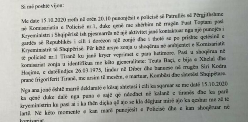 E padëgjuar, gruaja arrestohet në Tiranë vetëm se përqeshi kryeministrin