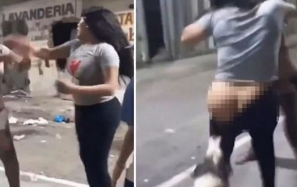 Dy femra rri.hen ne rruge,mirepo ate qe qeni e beri ishte e papritur…(VIDEO)