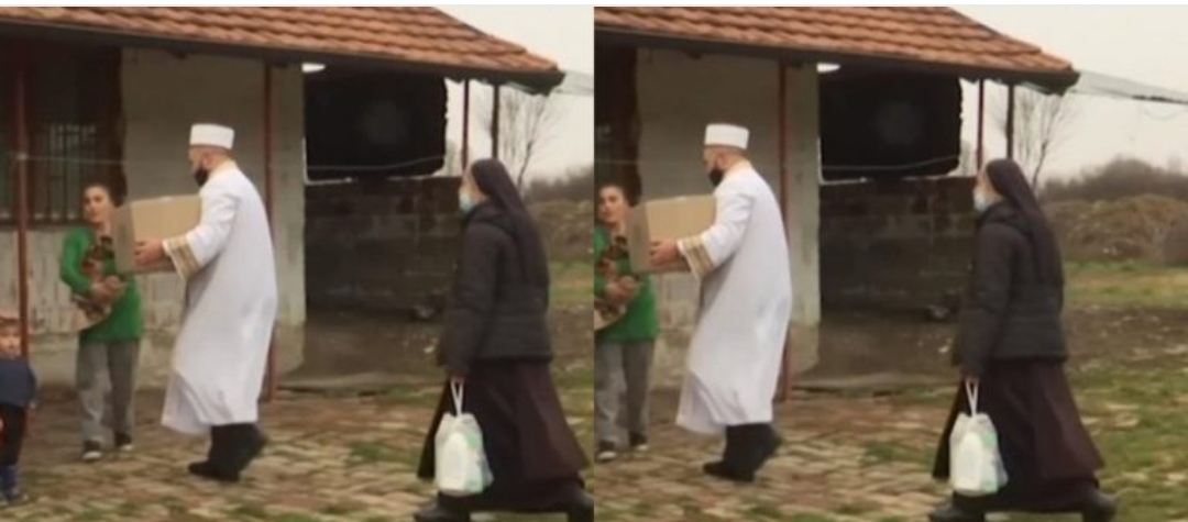 Shembull para gjithë botës! Murgesha dhe Hoxha bëhen bashkë për të ndihmuar familjet e varfëra shqiptare