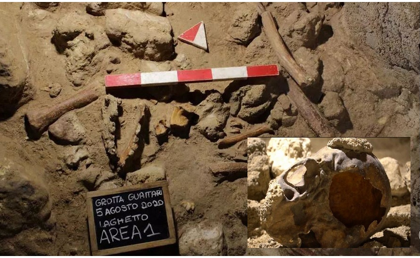 Nëntë fosile njeriu Nandertali zbulohen në shpellën e lashtësisë në Itali (fotot)