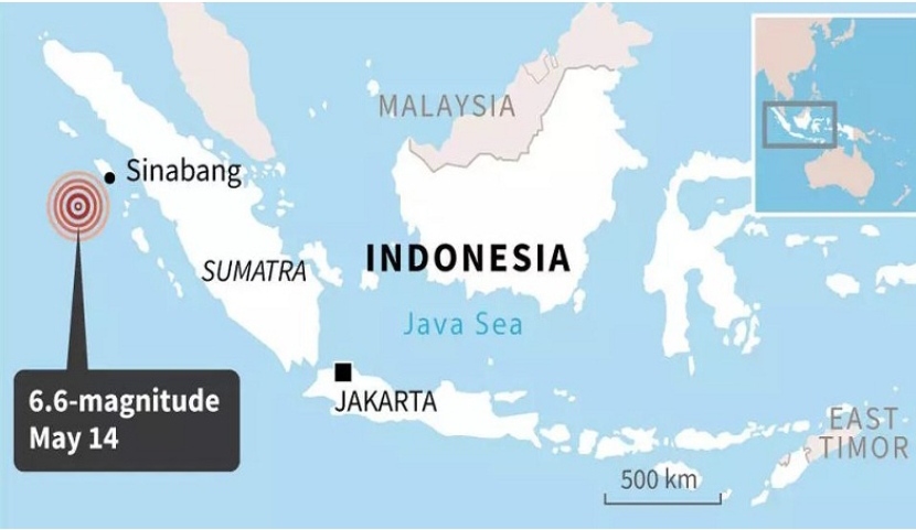 Indonezia goditet nga një tërmet 6.6 ballë