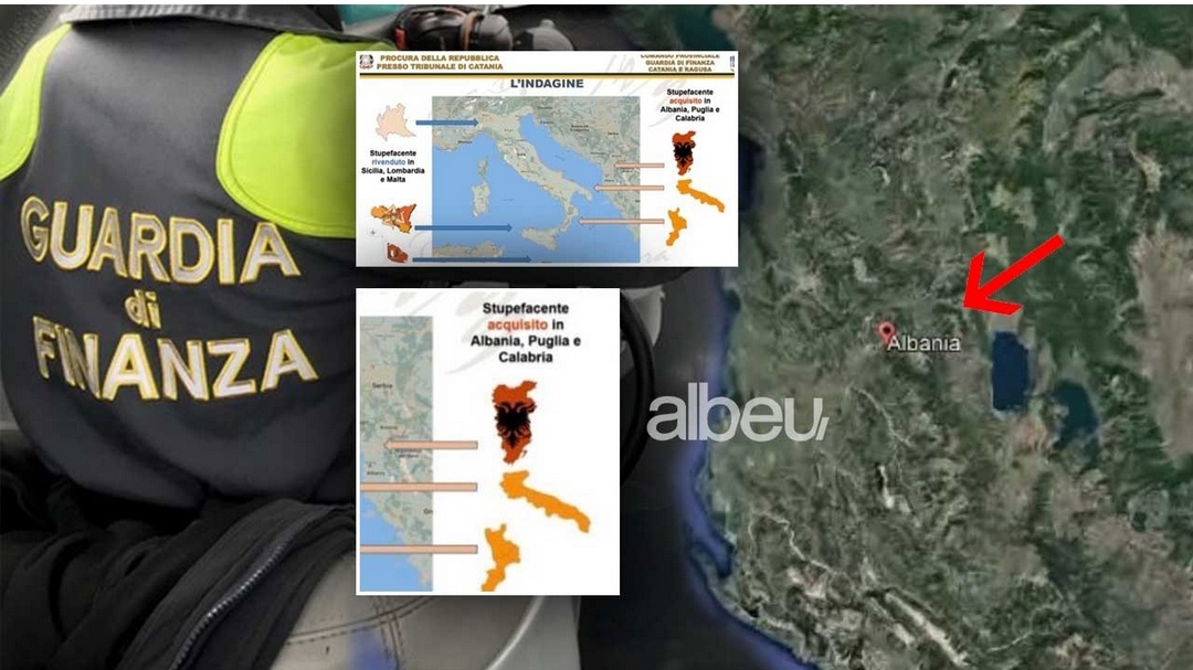 HARTA/ Policia italiane njeh kufijtë natyral të Shqipërisë Etnike