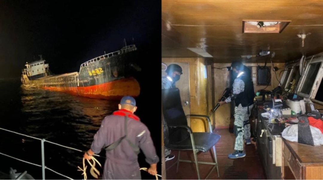 Anija ‘fantazmë’ me asnjë në bord gjendet duke lundruar në ujërat e Tailandës (fotot)