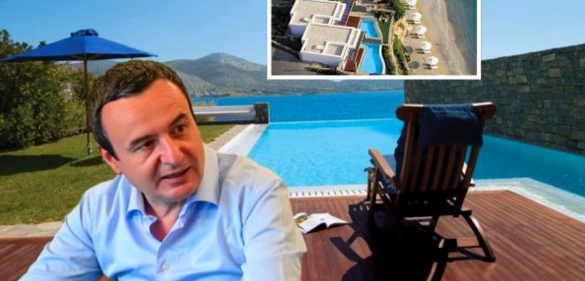 Albin Kurti në Hotel me 5 YJE në Greqi, dhoma më e lirë 400€/personi
