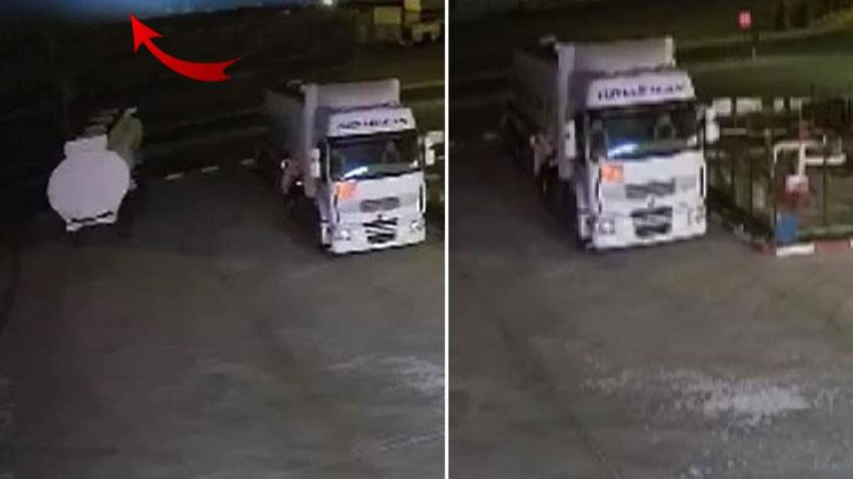 Rrufetë ndriçojnë qiellin, kamioni tundet si djep. Kamerat e sigurisë tregojnë momentin e tërmetit në 05:28 të mëngjesit