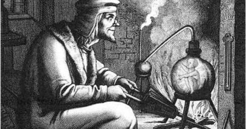 Shkencëtarët mesjetarë u përpoqën të krijonin njerëz të vegjël brenda barkut të një kafshe