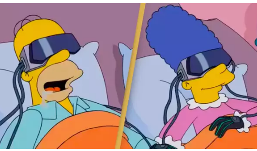 Publiku, i bindur se seriali ‘Simpsons’ ka parashikuar aparatin virtual Apple Vision tetë vjet para daljes në treg