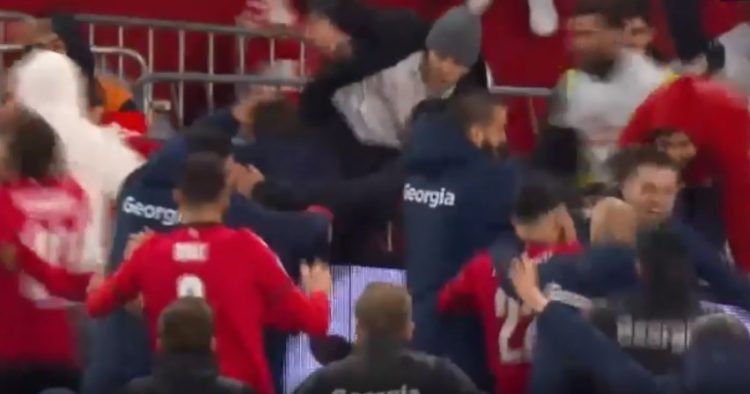 VIDEO / Festë e madhe pas eleminimit të Greqisë, tifozët gjeorgjianë pushtojnë fushën e lojës