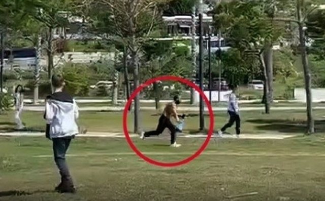 VIDEO/ TMERR në Vlorë, një burrë tenton të godasë me thikë fëmijët në park-Çkemi News