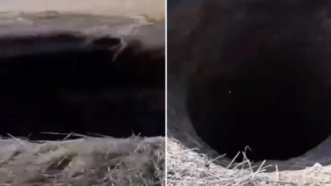Portali i botës së nëndheshme’ hapet papritur në kufirin Rusi-Ukranë, zyrtarët nxitojë ta mbyllin (video-foto)