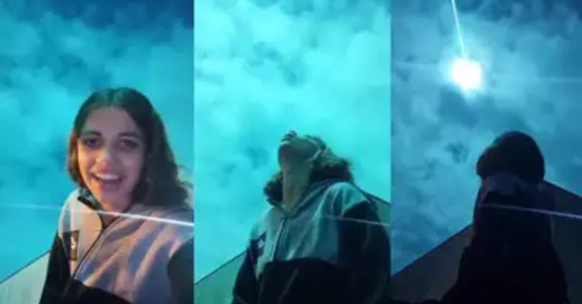 E rrallë! Portugezja filmon rastësisht kometën blu duke rënë, qielli merr pamje magjike… Videoja e saj bën xhiron e botës-Çkemi News