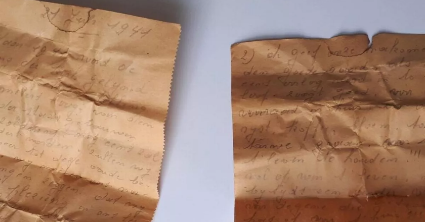 Punonjësit e kishës së vjetër gjejnë shënimin e vitit 1941 me ‘këshilla për gjeneratat e ardhshme’ (fotot)-Çkemi News