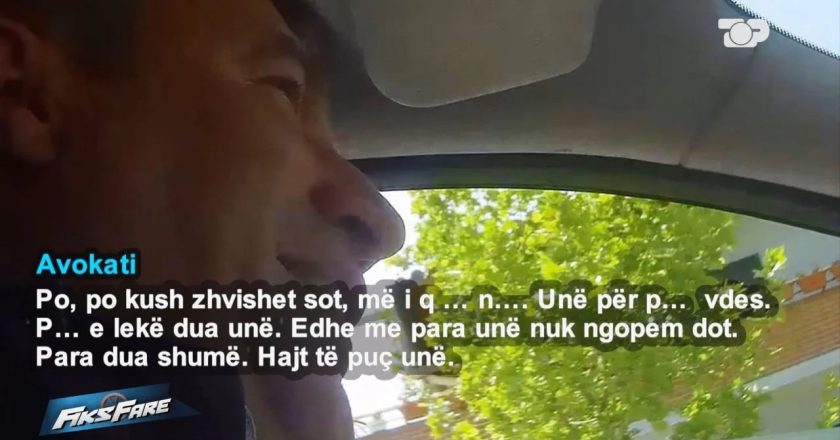 Vdes për p… dhe lekë”, avokati i kërkoi favore seksuale klientes, bashkëpunoi me ish-burrin e saj/ Nisin hetimet pas skandalit të transmetuar në Fiks Fare-Çkemi News