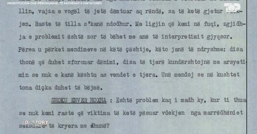 Dokumenti/ E frikshme! Pesë djem përdhunuan një vajzë, Enver Hoxha: A vdiq? Pse ta bëjmë problem…-Çkemi News