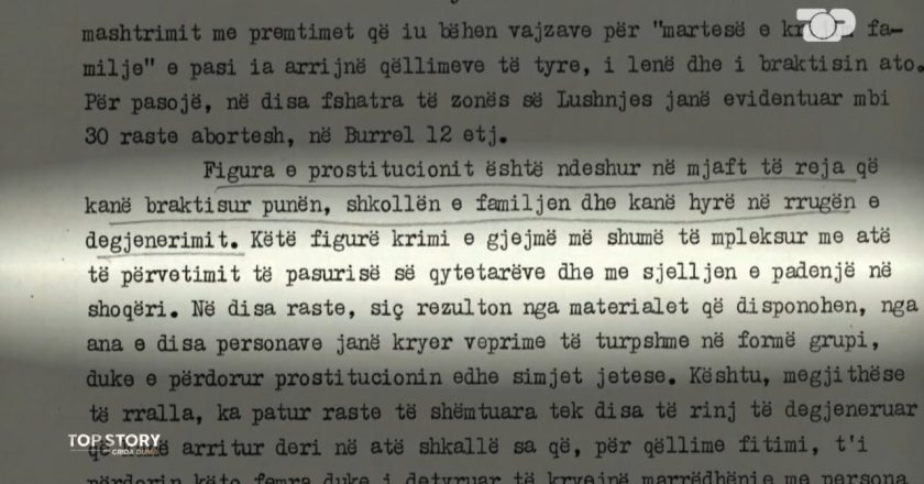 LETRA/ Prostitucion dhe pornografi në komunizëm, si detyroheshin vajzat të shkonin me…-Çkemi News