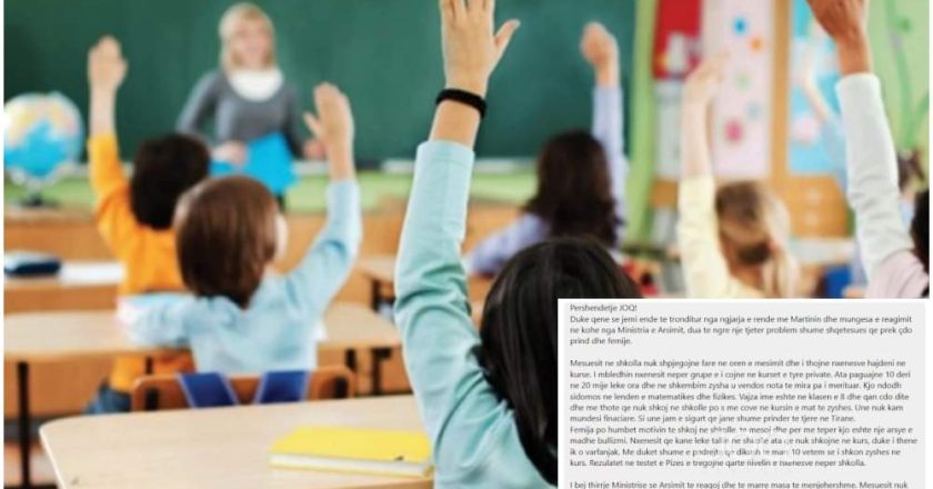 Denoncimi/ “Mësuesit nuk shpjegojnë në shkolla, detyrojnë nxënësit të ndjekin kurset private”Çkemi News