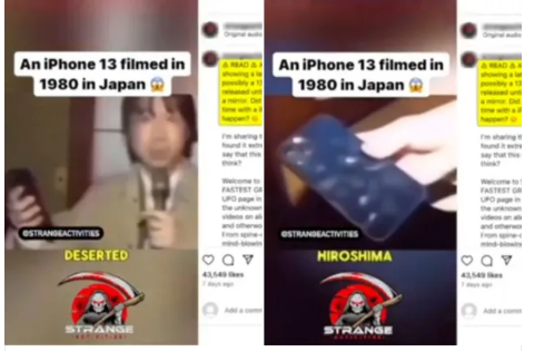 ‘Udhëtim në kohë’ apo trillim? Video tregon gazetarin e vitit 1980 që gjen një iPhone dhe beson se është ‘pasqyrë’ -Çkemi News