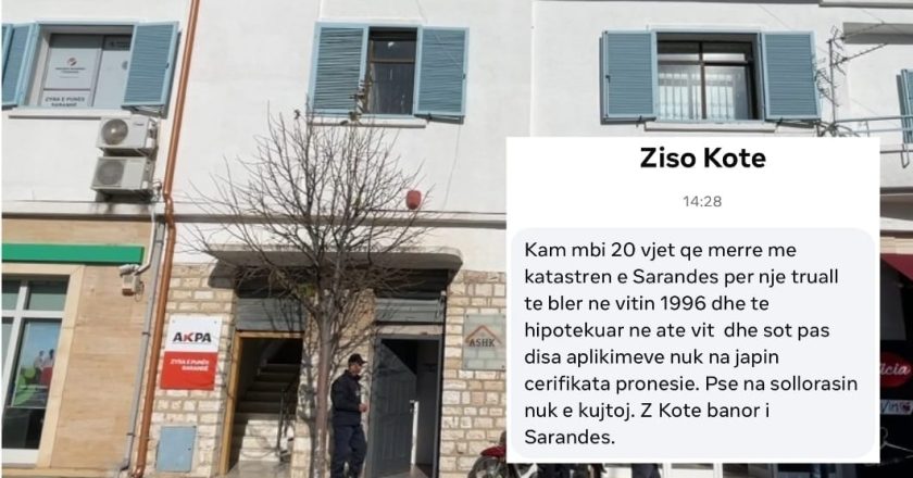 Qytetari ankohet në Saranda Web: Nuk e kuptoj pse na sorollasin në Kadastrën e Sarandës-Çkemi News