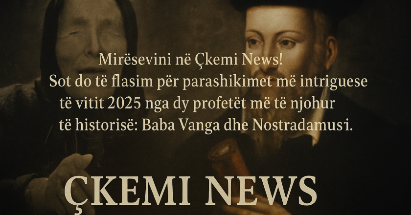Sot do të flasim për parashikimet më intriguese të vitit 2025 nga dy profetët më të njohur të historisë: Baba Vanga dhe Nostradamusi.-Çkemi News