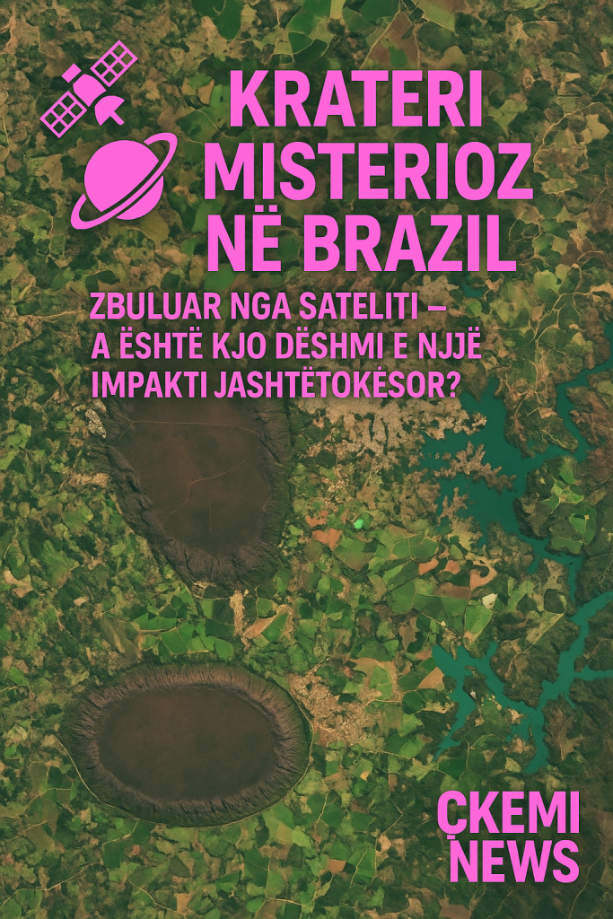 🛰️ Zbulohet nga Hëna në Tokë: Krateri gjigand në Brazil që po habit shkencëtarët! 🌍-Çkemi News