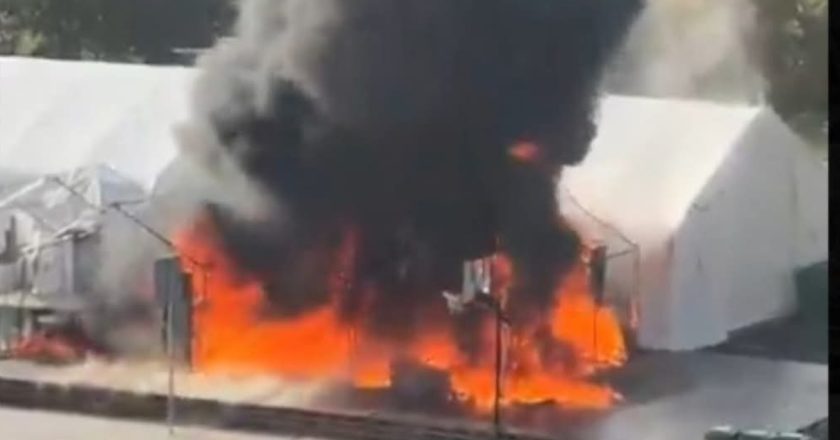 Incidenti para ndërtesës së Parlamentit në Beograd-Çkemi News