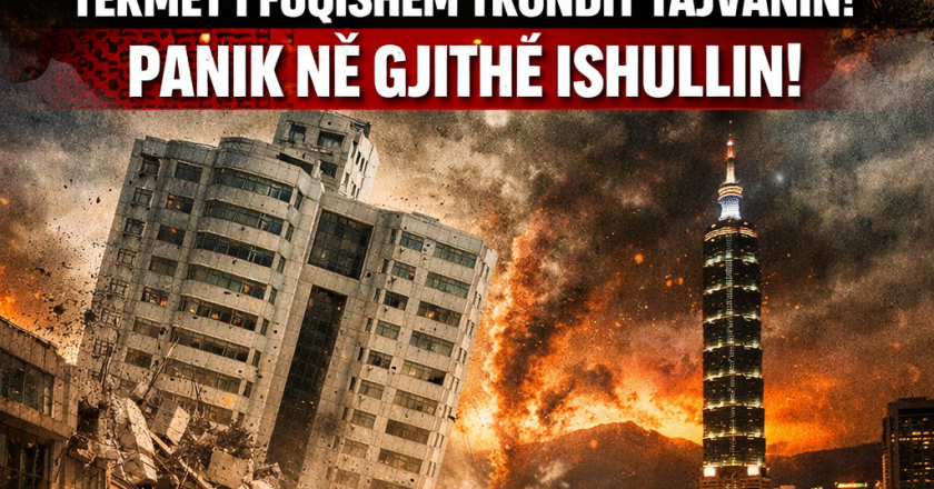 Mos po vjen apokalipsi? Tërmet i fuqishëm trondit Tajvanin, lëkundjet ndihen në gjithë ishullin – frikë, panik dhe alarm në zonë me rrezik të lartë sizmik-Çkemi News