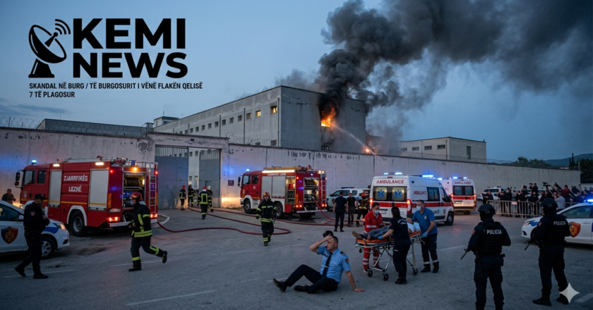 SKANDAL NË BURG / Të burgosurit i vënë flakën qelisë, 7 persona përfundojnë në spital!