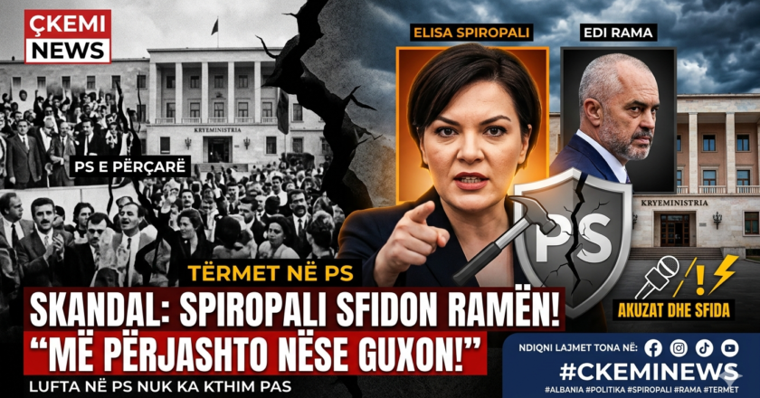 TËRMET NË PS / SHPËRTHEN “LUFTA” NË KUPOLË: SPIROPALI SFIDON RAMËN: “MË PËRJASHTO PO GUXOVE!” TIRANË