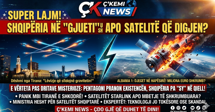SKANDALI NË QIELL! SHQIPËRIA NË “GJUETI” UFO-SH APO SATELITË QË DIGJEN? E VËRTETA PAS DRITAVE QË PO TRONDISIN VENDIN!