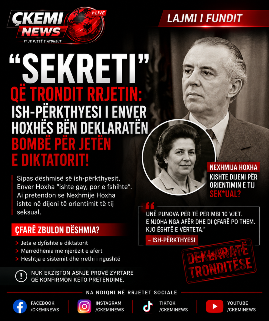 Sekreti” që trondit rrjetin: Ish-përkthyesi i Enver Hoxhës bën deklaratën bombë për jetën e diktatorit!