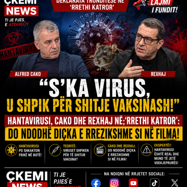 ALFRED CAKO DHE REXHAJ TRONDISIN STUDION: “Do ndodhë diçka e rrezikshme si në filma!”