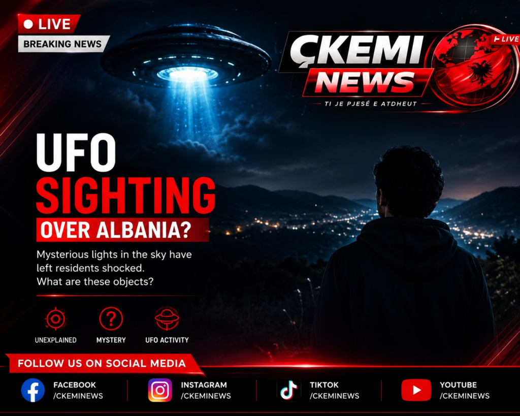 Mysterious UFO Lights Spotted Over Albania Spark Online Debate