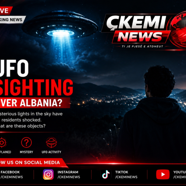 Mysterious UFO Lights Spotted Over Albania Spark Online Debate