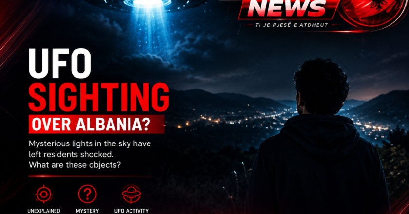 Mysterious UFO Lights Spotted Over Albania Spark Online Debate