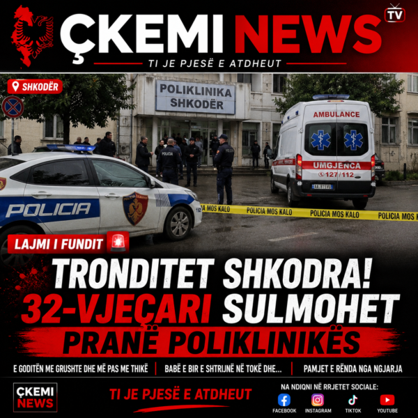 TRONDITET SHKODRA! Babë e bir sulmojnë 32-vjeçarin pranë Poliklinikës, pamjet e rënda po bëjnë xhiron e rrjetit